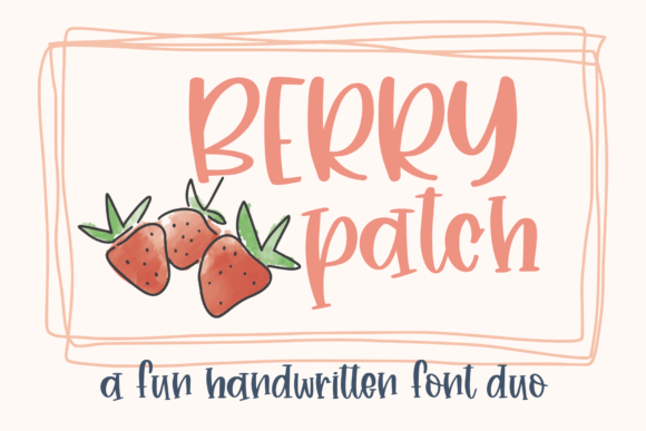 Berry Patch: A Sweet Script Handwritten Font for Web Design