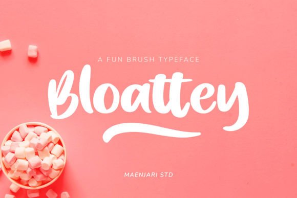 Bloattey: A Playful Script Handwritten Font for Branding