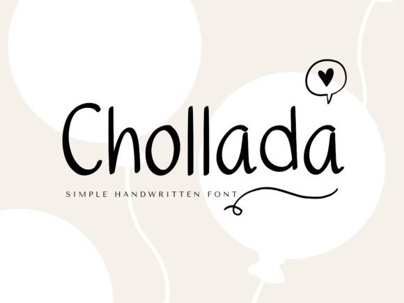 Chollada: The Script Handwritten Typeface for Marketers