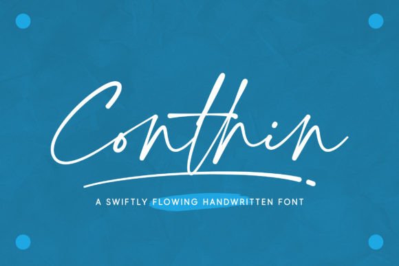 Conthin Typeface for Editorial Design