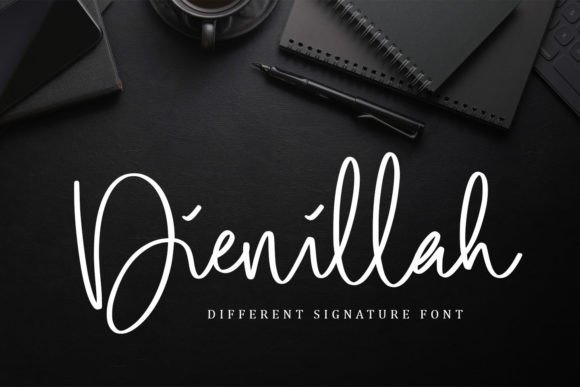 Dienillah: A Signature Font for Modern Branding
