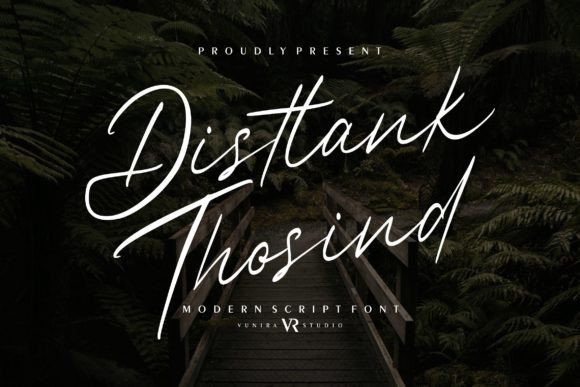 Distlank Thosind Font for Makers and Brands