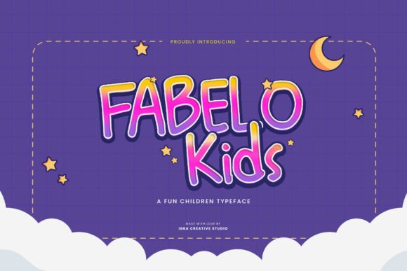 Fabelo Kids: A Playful Script Handwritten Font for Makers