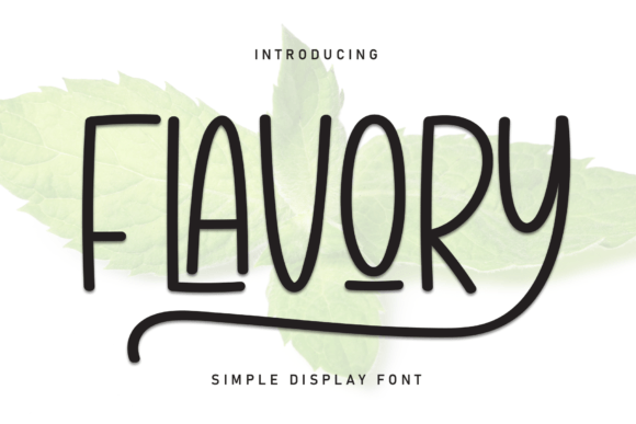 Flavory: The Handwritten Font for Branding