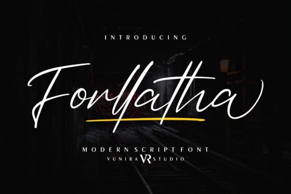 Forllatha: The Handwritten Font for Elegant Branding