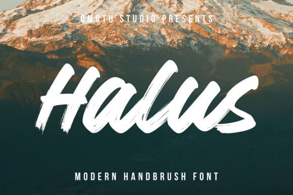 Halus: A Flowing Script Handwritten Font for Web Design
