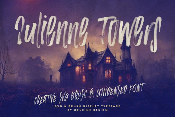 Julienne Towers: A Bold Brush Typeface for Branding