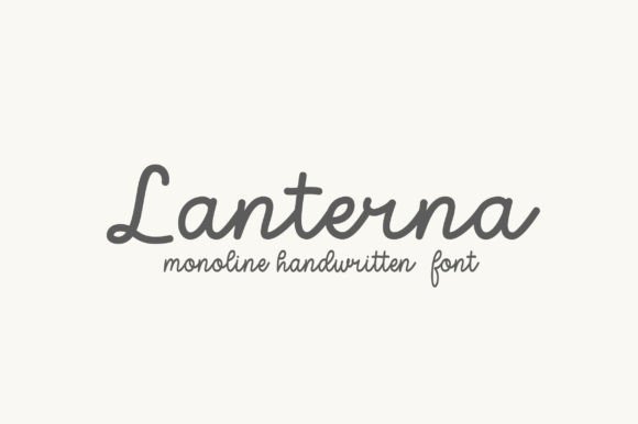 Lanterna: A Bold Script Font for Small Business Branding