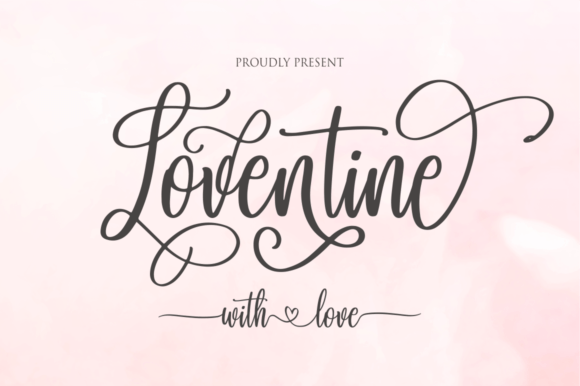 Loventine Font: Elegant Script for Handmade Brands