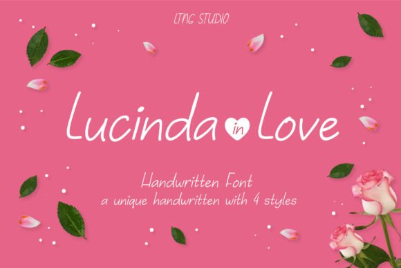 Lucinda in Love: A Handwritten Font for Business Branding