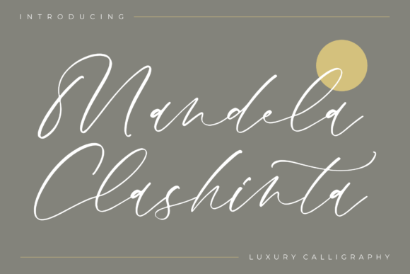 Mandela Clashinta Font for Elegant Craft Designs