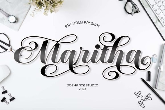 Maritha: A Bold Script Handwritten Font for Editors