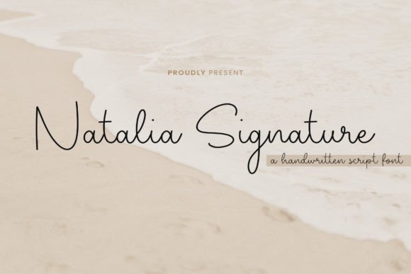 Natalia Signature Font for Luxury Campaigns