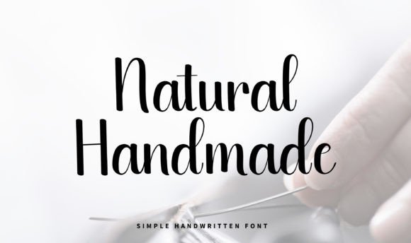 Natural Handmade: A Charming Script Typeface