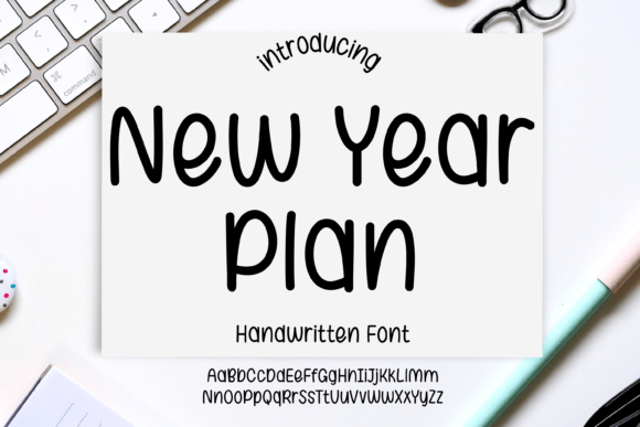 New Year Plan: A Handwritten Font for Modern Web Design