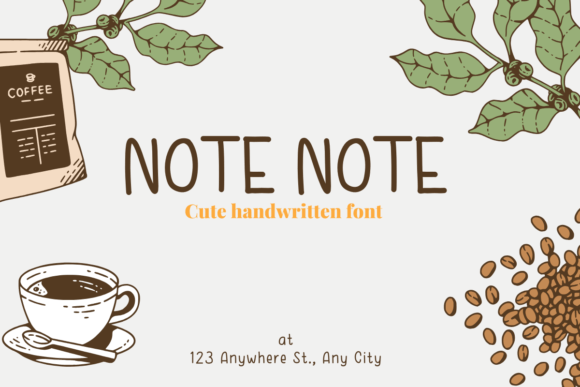 Note Note Typeface for Editorial Design