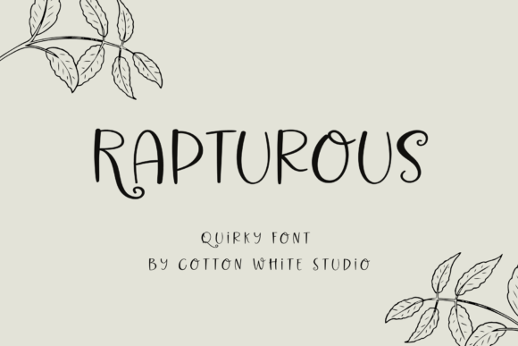 Rapturous: A Playful Script Handwritten Font for Web Design