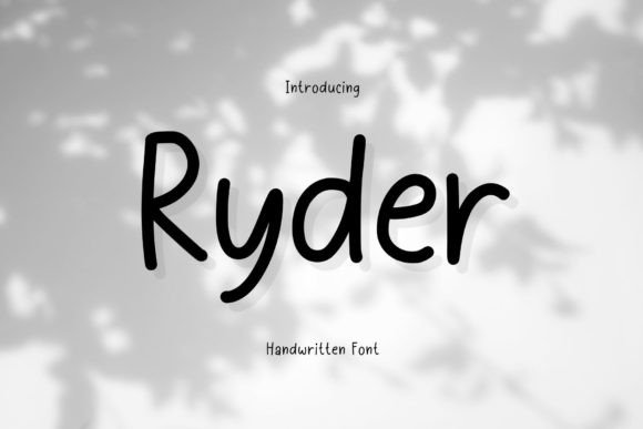 Ryder: The Handwritten Font That Elevates Small Business Branding