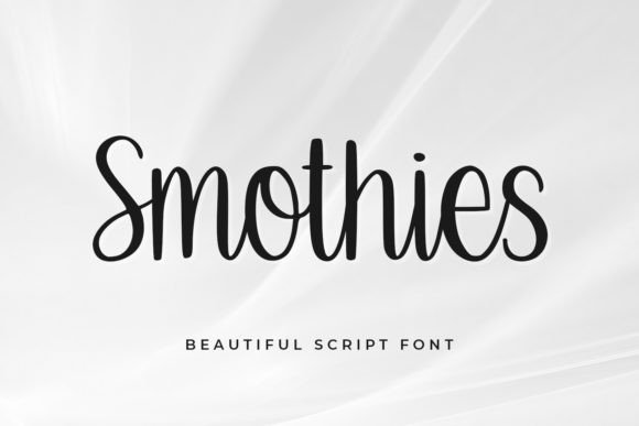 Smothies: A Handwritten Typeface for Authentic Branding