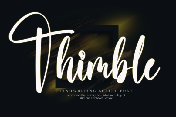 Thimble Font Review: Modern Script for Branding