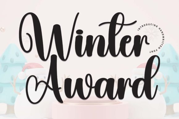 Winter Award Typeface for High-Impact Campaigns